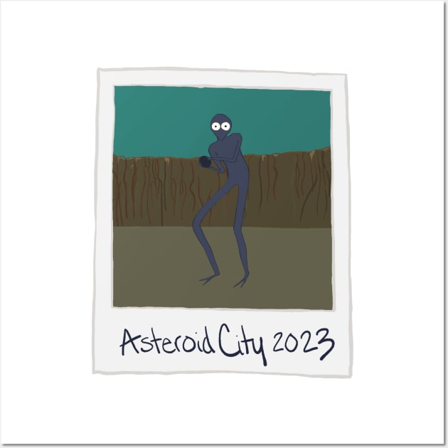 Asteroid city alien photo Wall Art by Sci-Emily